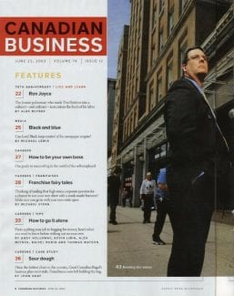 Joe Canadian Business Cover
