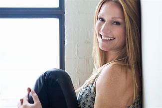 Women on window sill